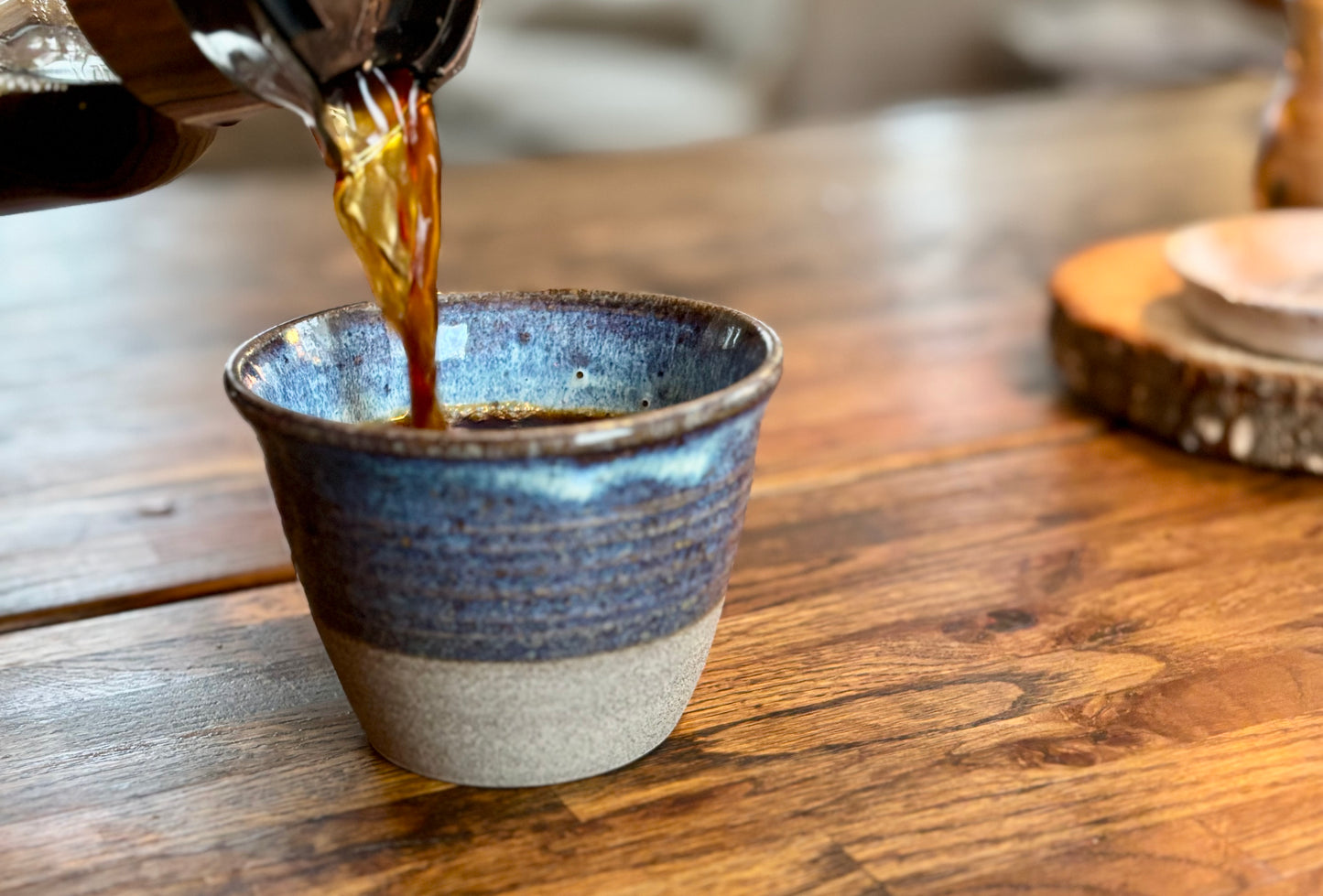 Cafemugg Medium - Havsblå